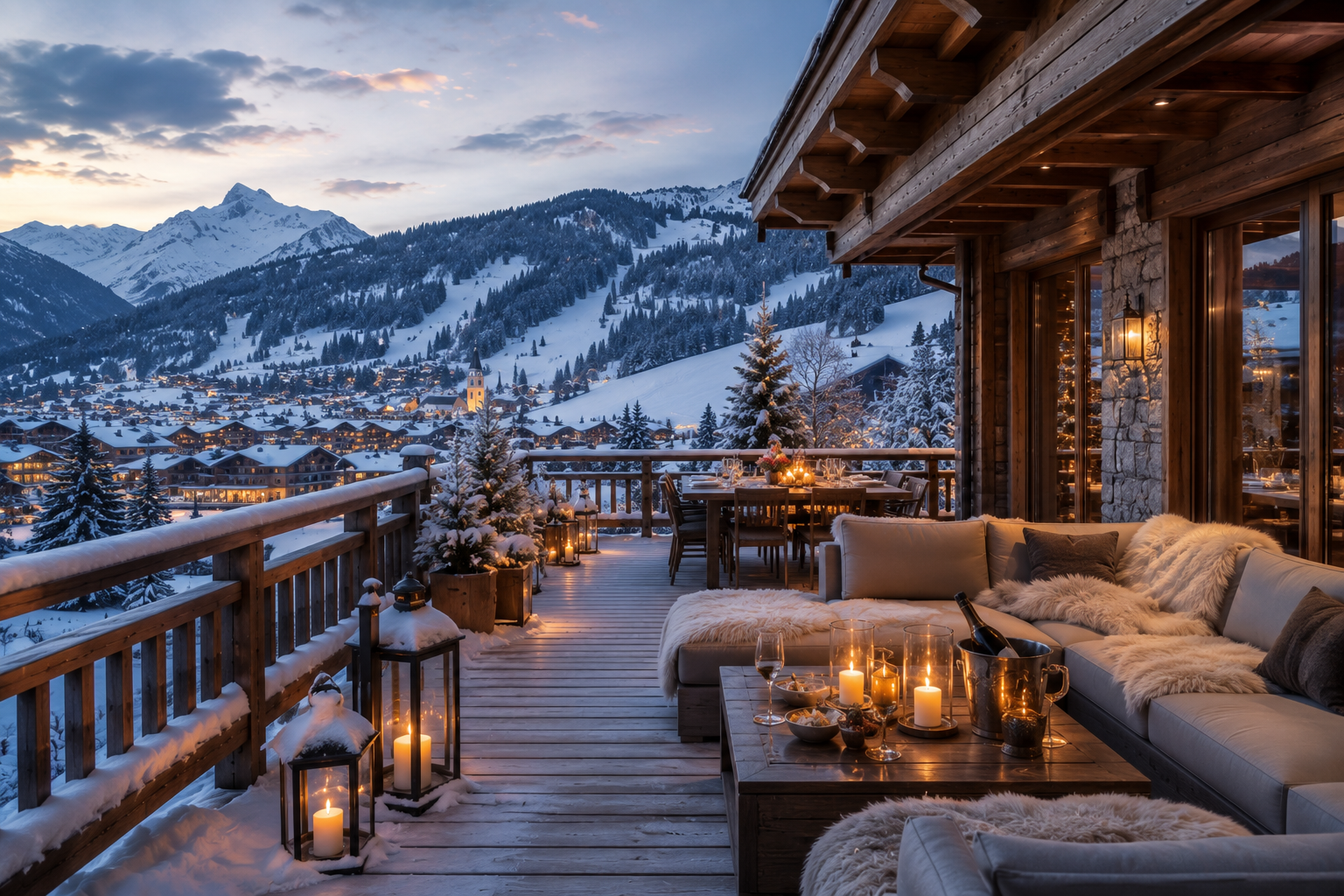 Chalet Winter View