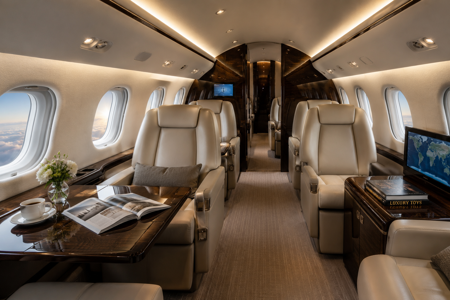 Private Jet Cabin
