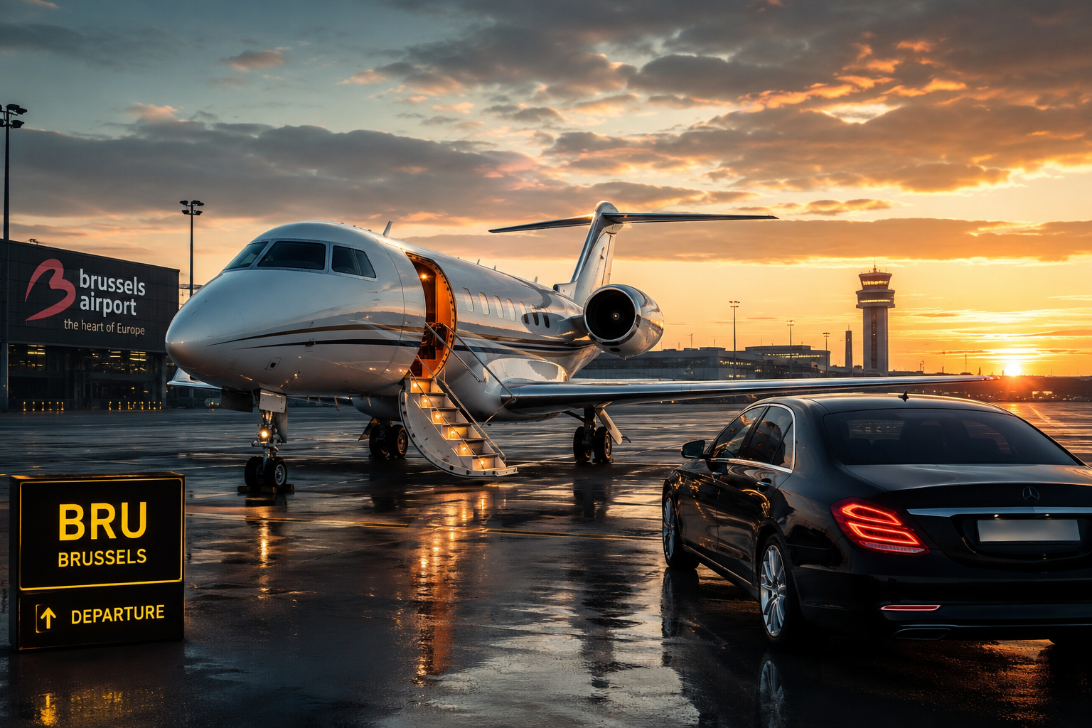 Private Jet Exterior